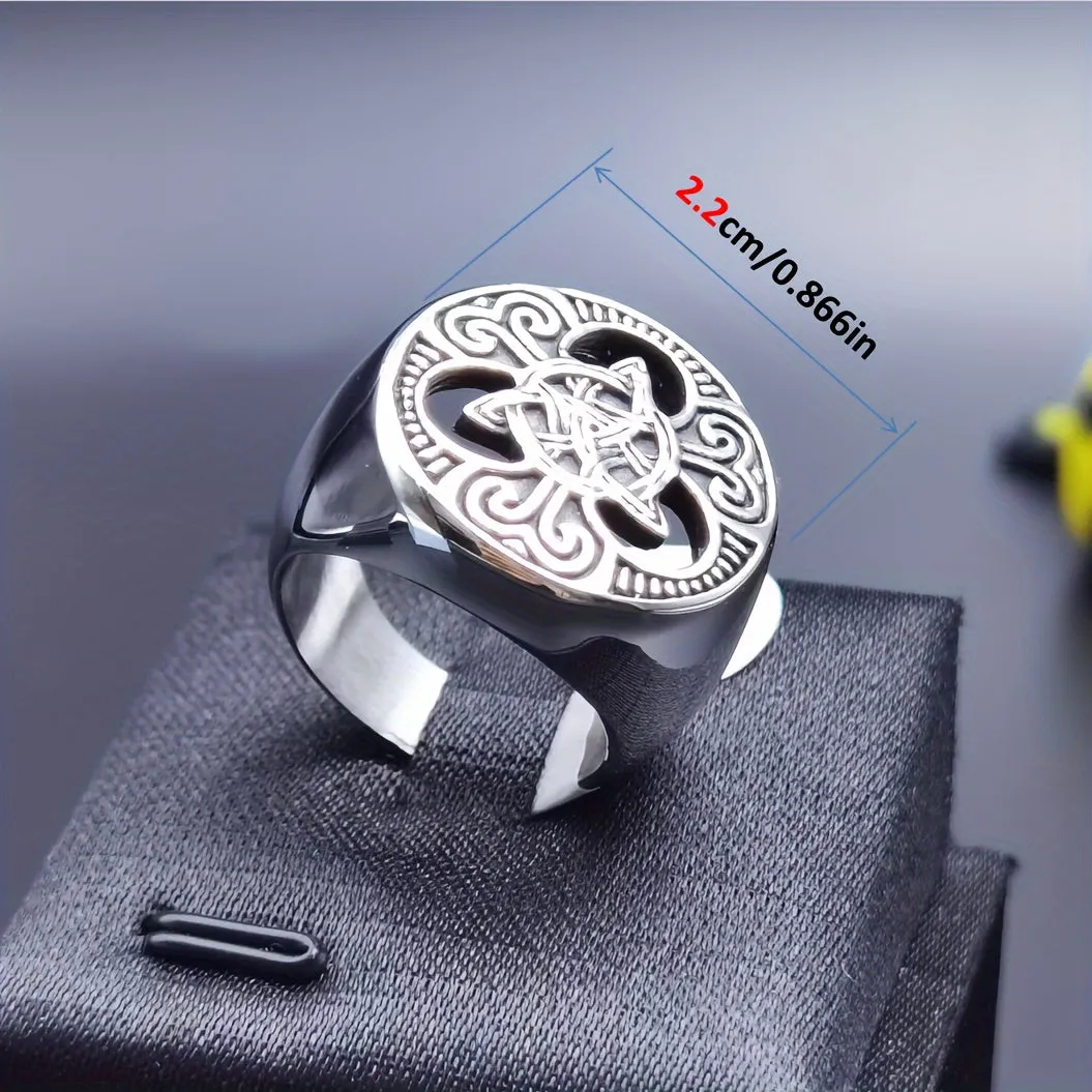 Ireland Knot Men's Ring 316L Stainless Steel Ring