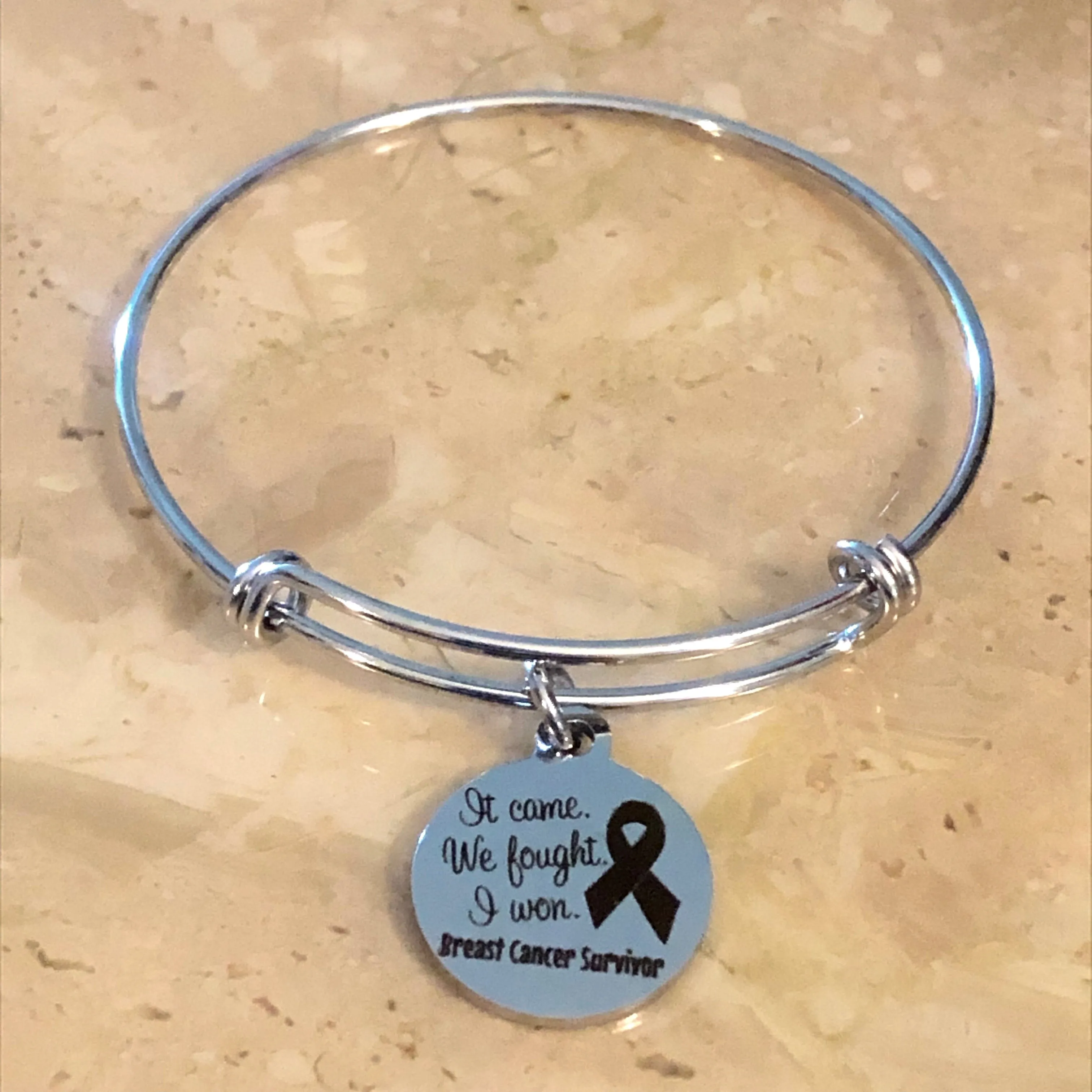 It came We fought I won Breast Cancer Survivor