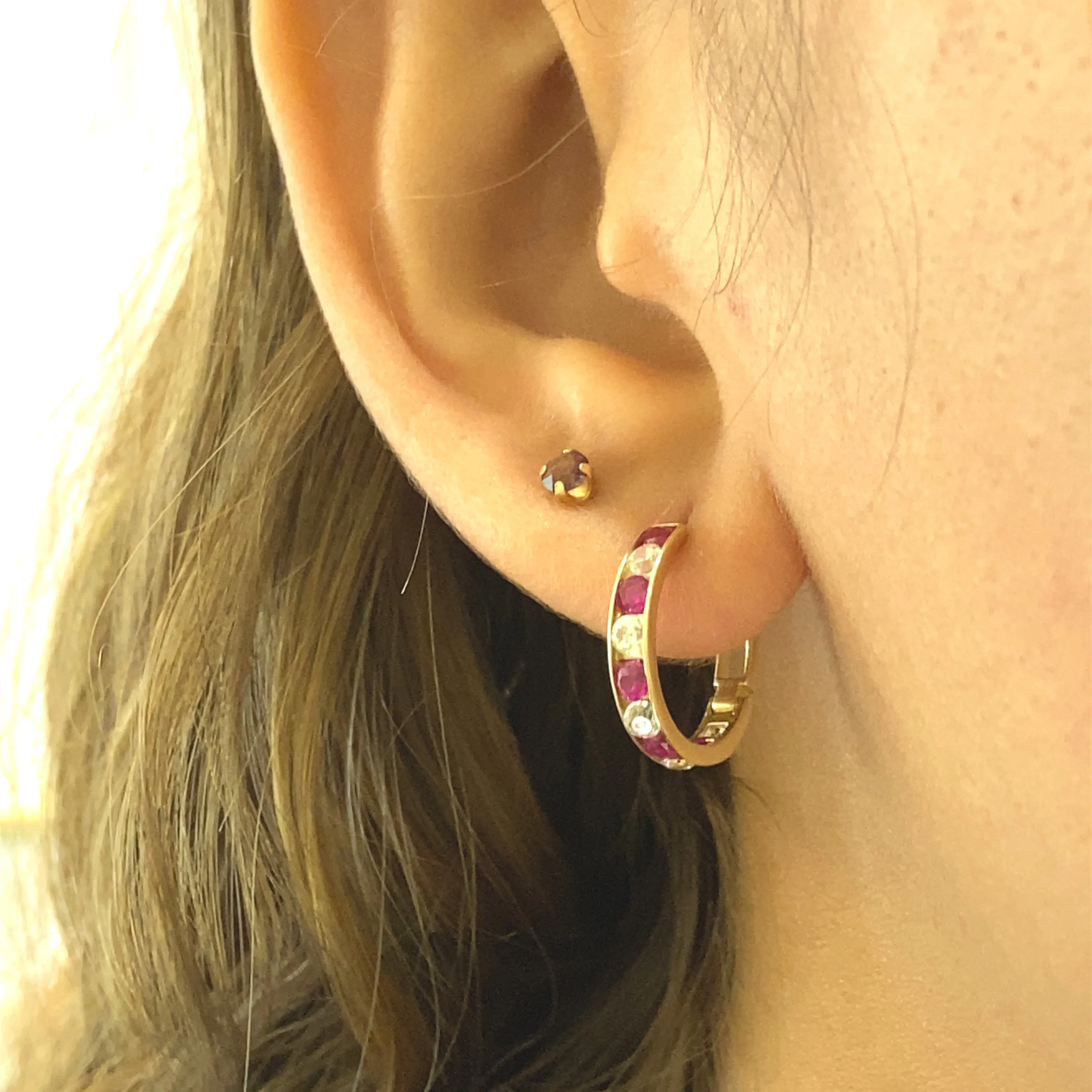 Jewel Huggies Earring-60960