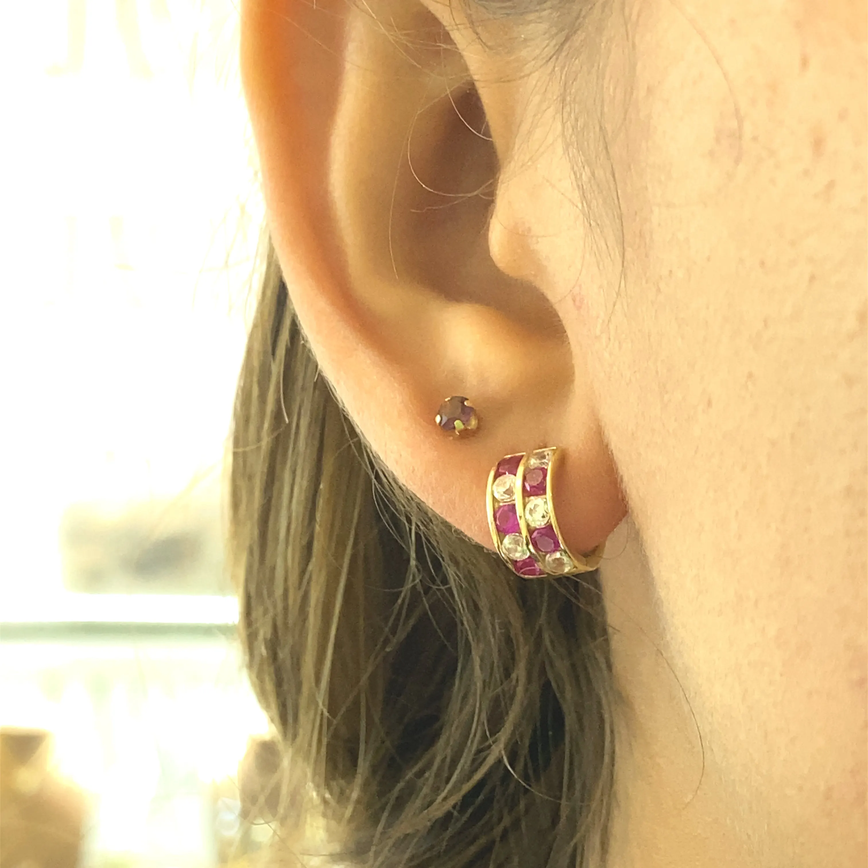 Jewel Huggies Earrings-60964