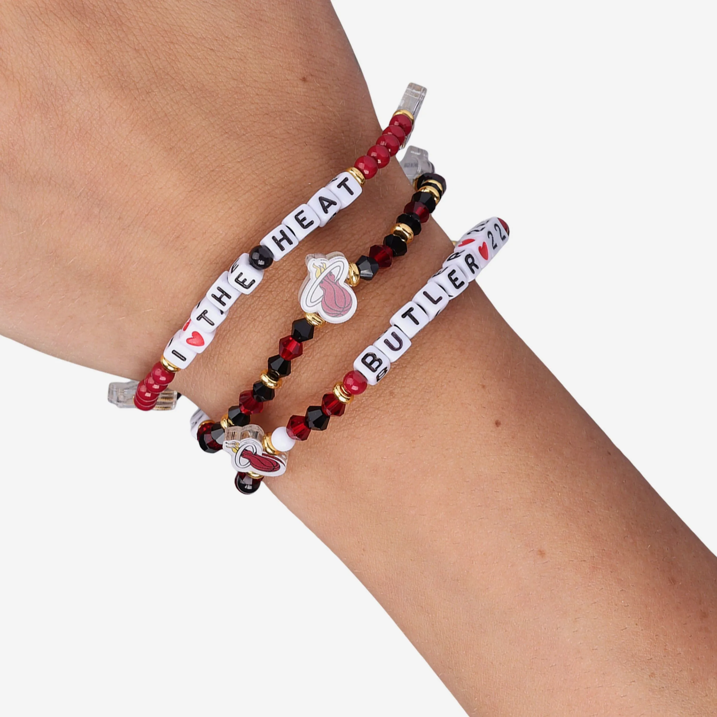 Jimmy Butler & Tyler Herro Miami Heat 3 Pack Player Friendship Bracelet