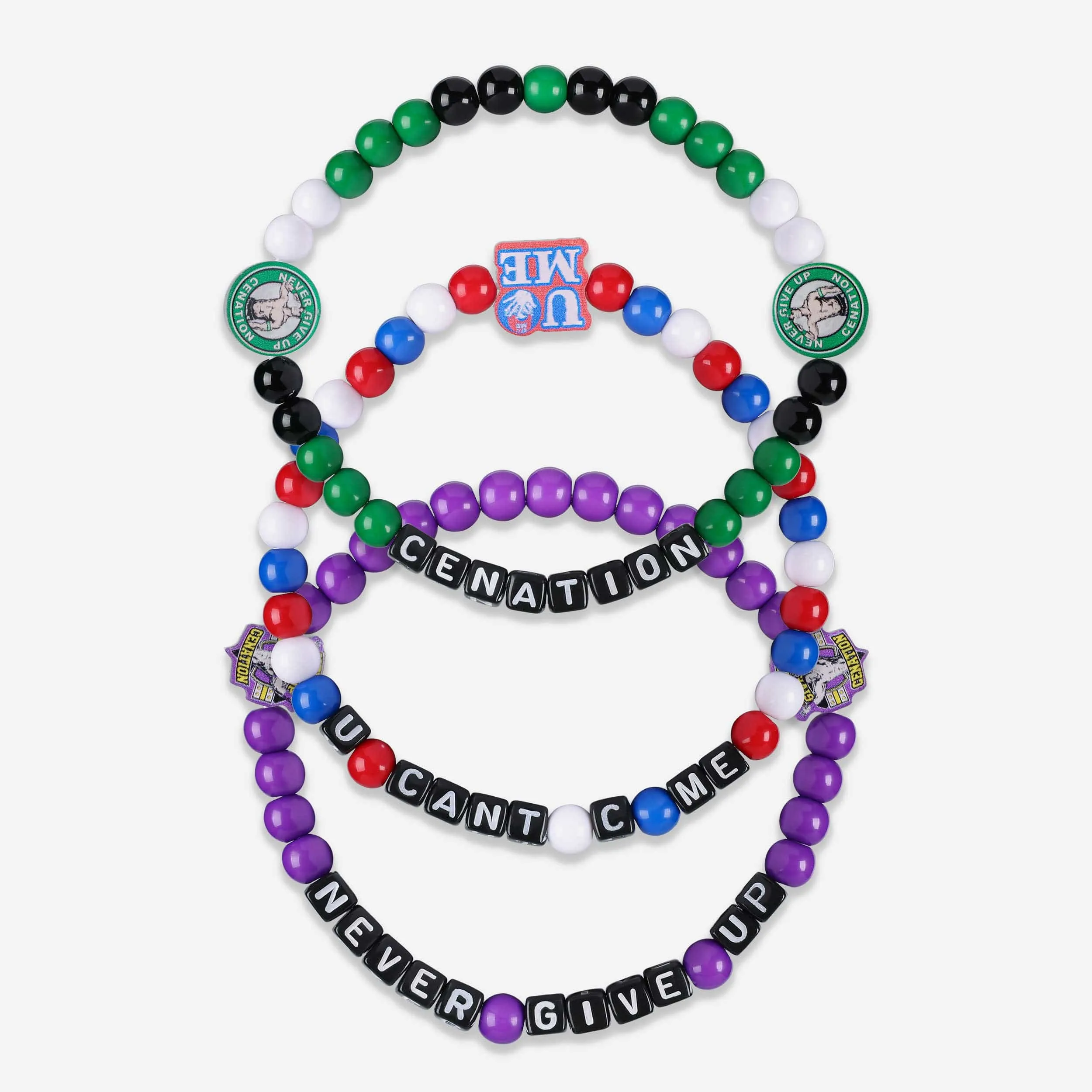 John Cena WWE 3 Pack Friendship Bracelet