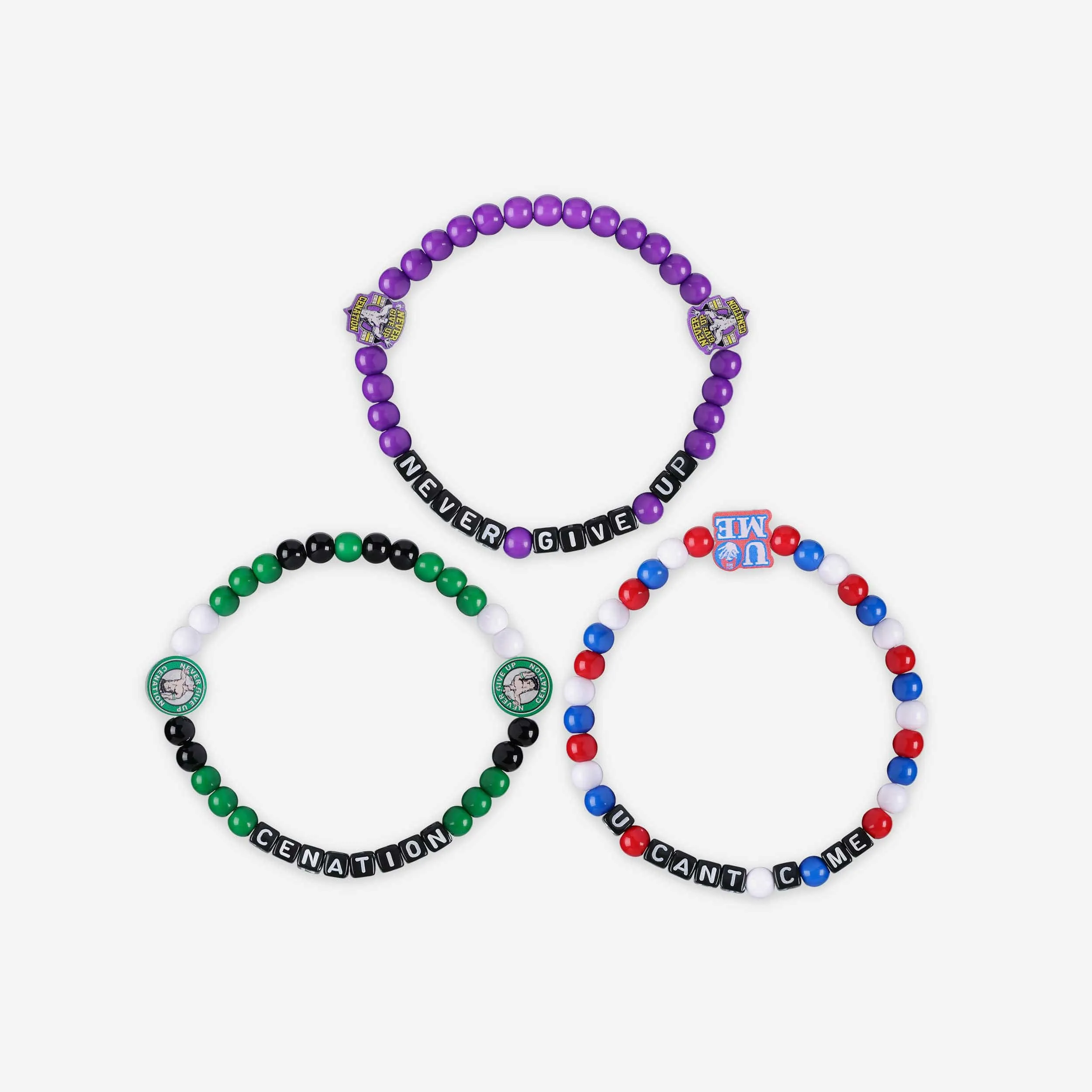 John Cena WWE 3 Pack Friendship Bracelet