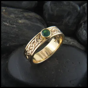 Josephine's Knot Band with Gemstones in Gold