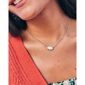 Kendra Scott Elisa Necklace In Silver