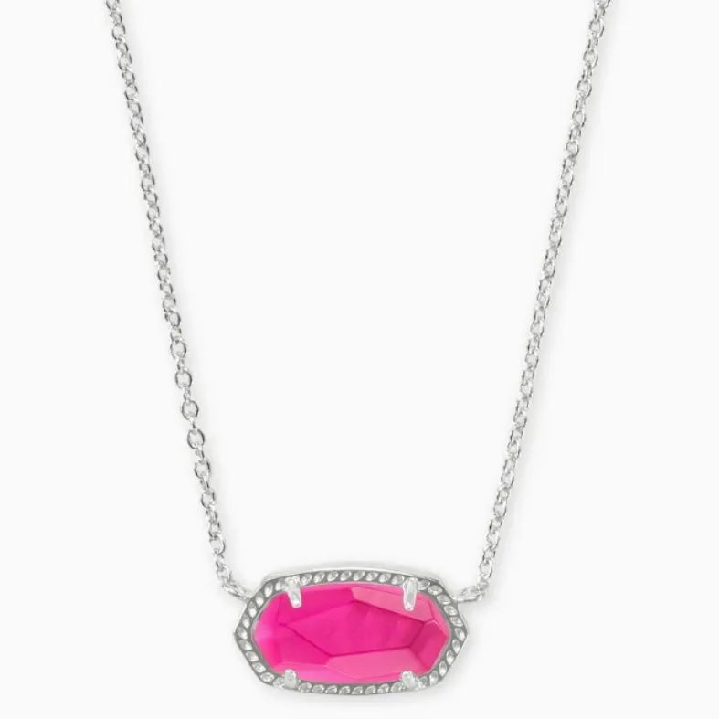 Kendra Scott Elisa Necklace In Silver