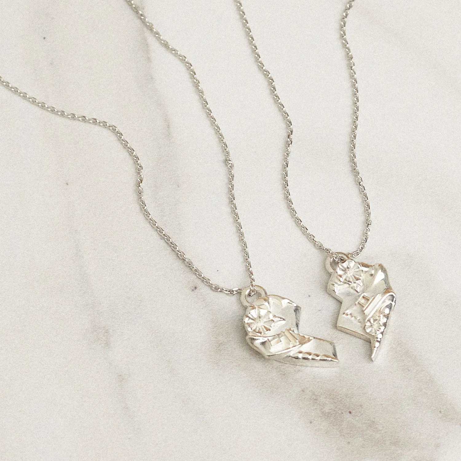 Korean Best Friends Necklace Set