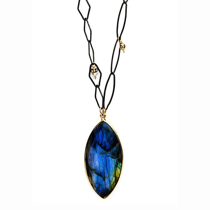 Labradorite w/Mixed Shapes Necklace