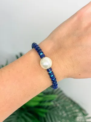 Lady In Blue Gemstone Bracelet