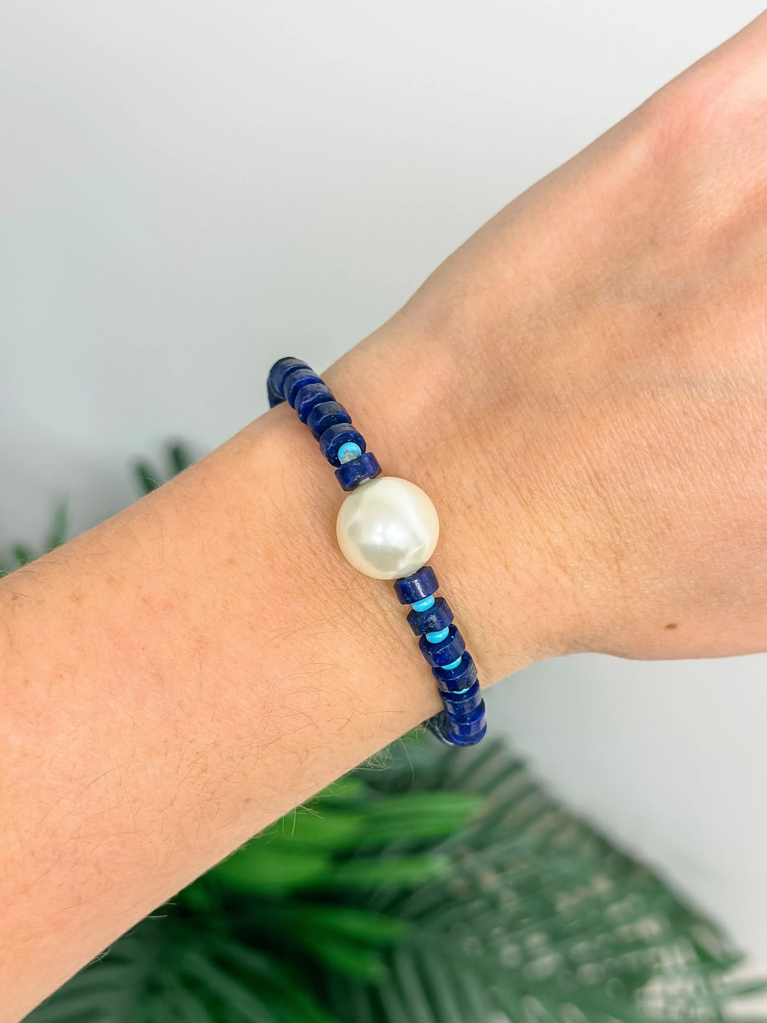 Lady In Blue Gemstone Bracelet