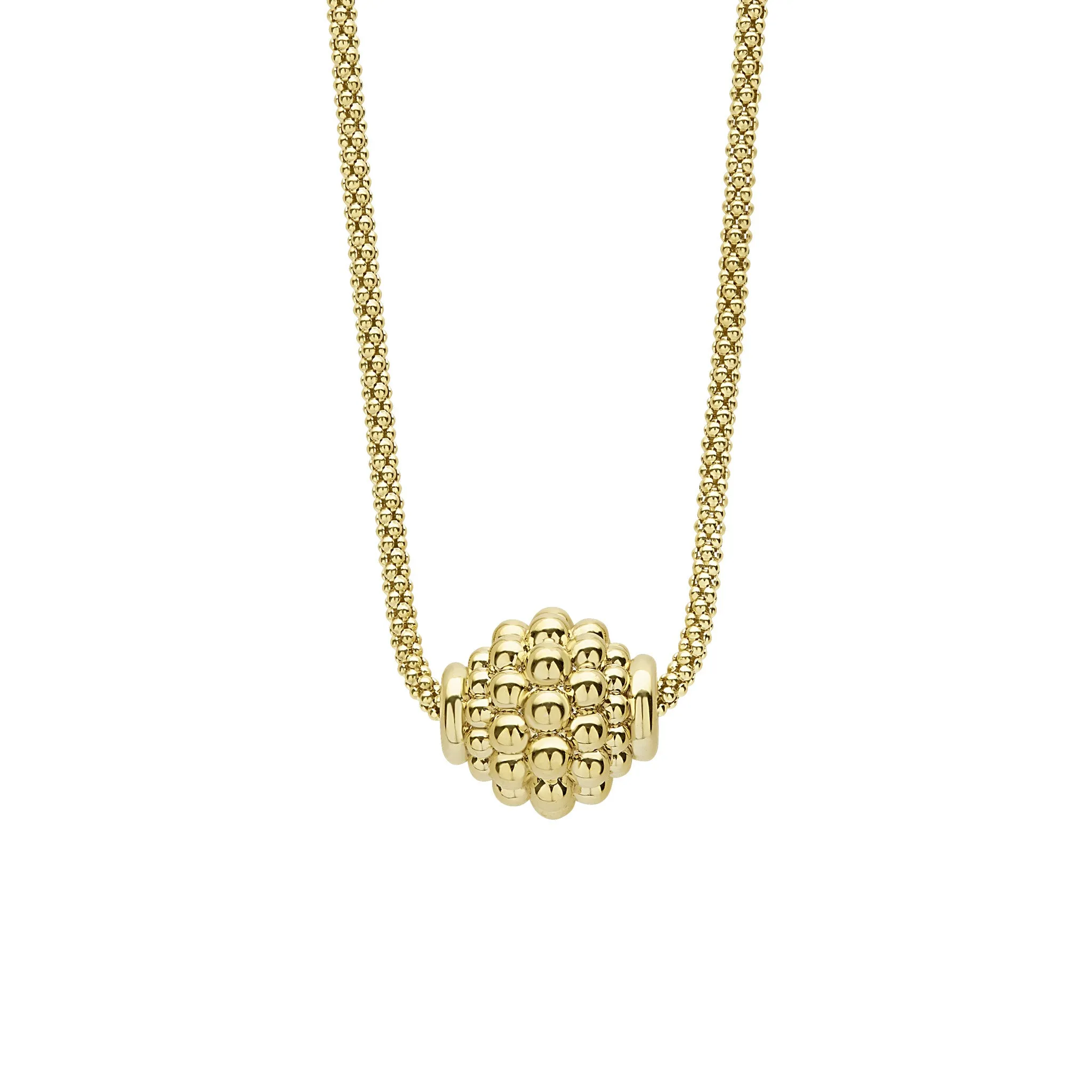 LAGOS Caviar Gold 18K Gold Caviar Ball Pendant Necklace