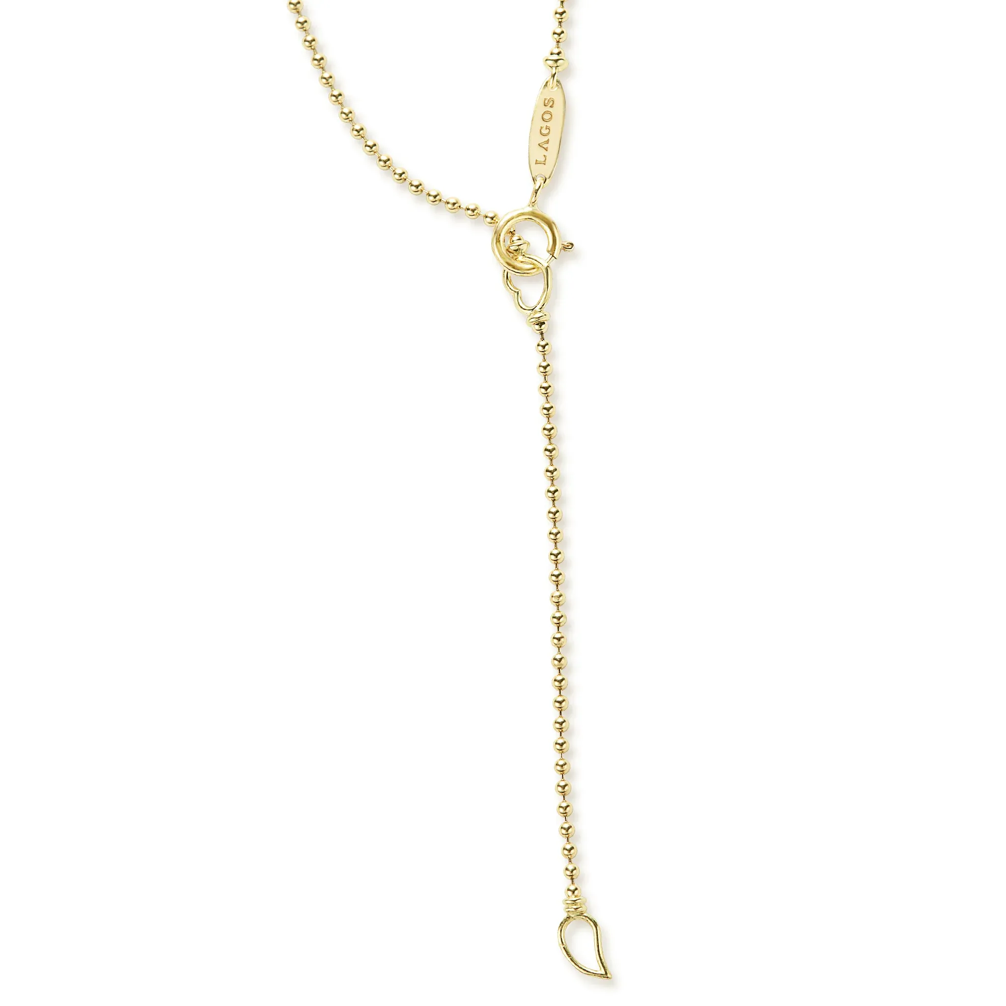 LAGOS Meridian 18K Gold Diamond Circle Pendant Necklace