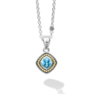 LAGOS Rittenhouse Swiss Blue Topaz Pendant Necklace