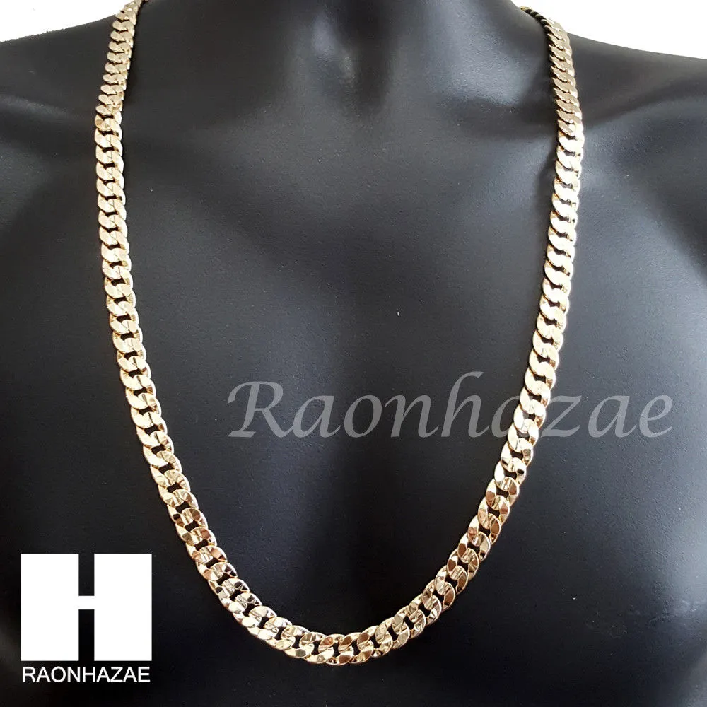 LARGE GAME CONTROLLER DIAMOND CUT 24" 30" 36" CUBAN CHAIN NECKLACE G75