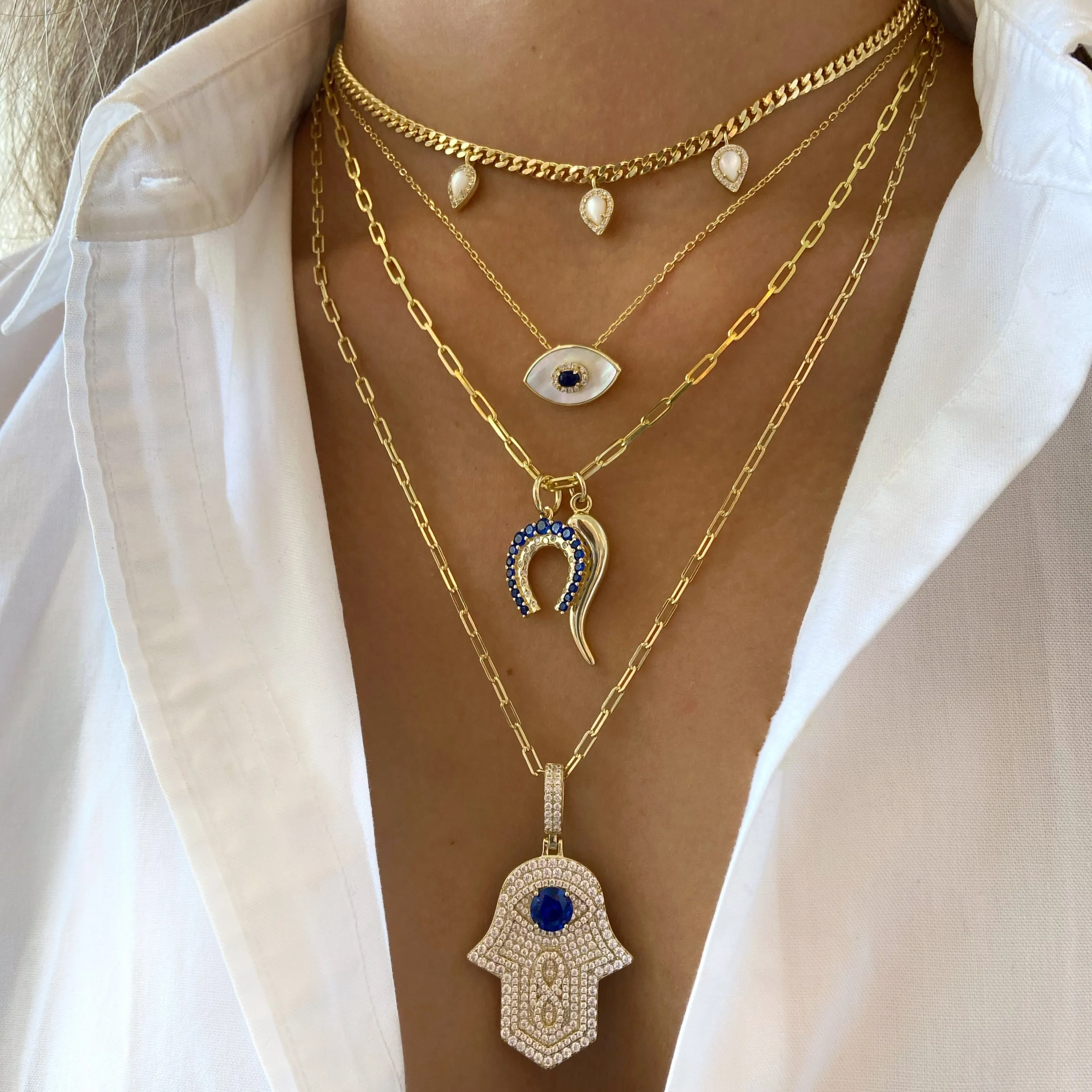 Large Hamsa Pendant
