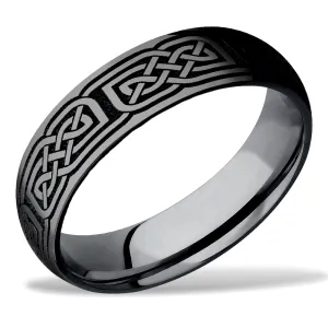 Lashbrook Tantalum Celtic Knot Wedding Band