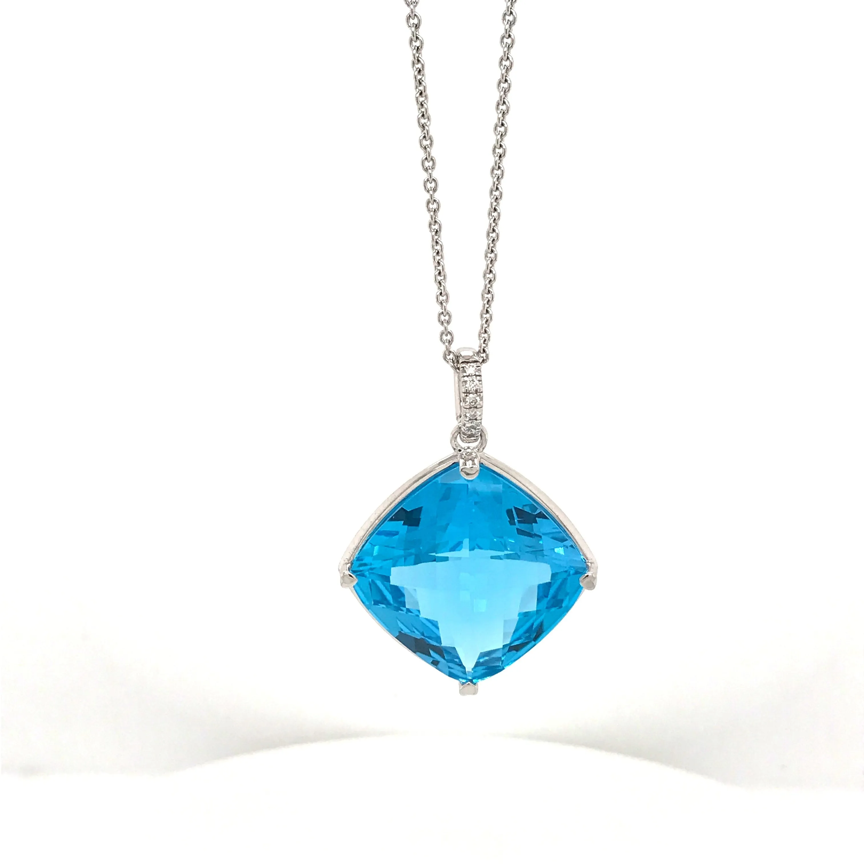 Lisa Nik Blue Topaz  Pendant