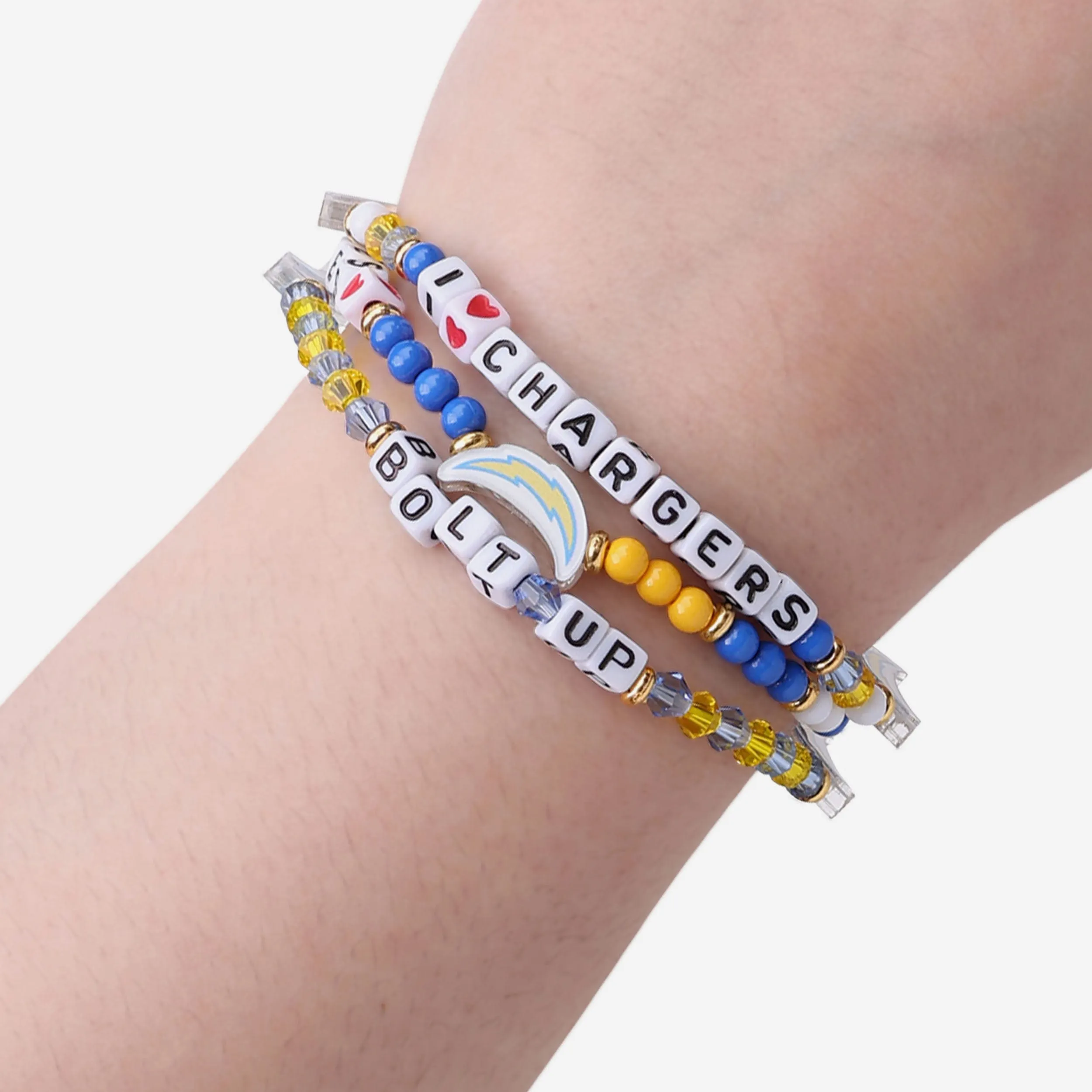 Los Angeles Chargers 3 Pack Friendship Bracelet