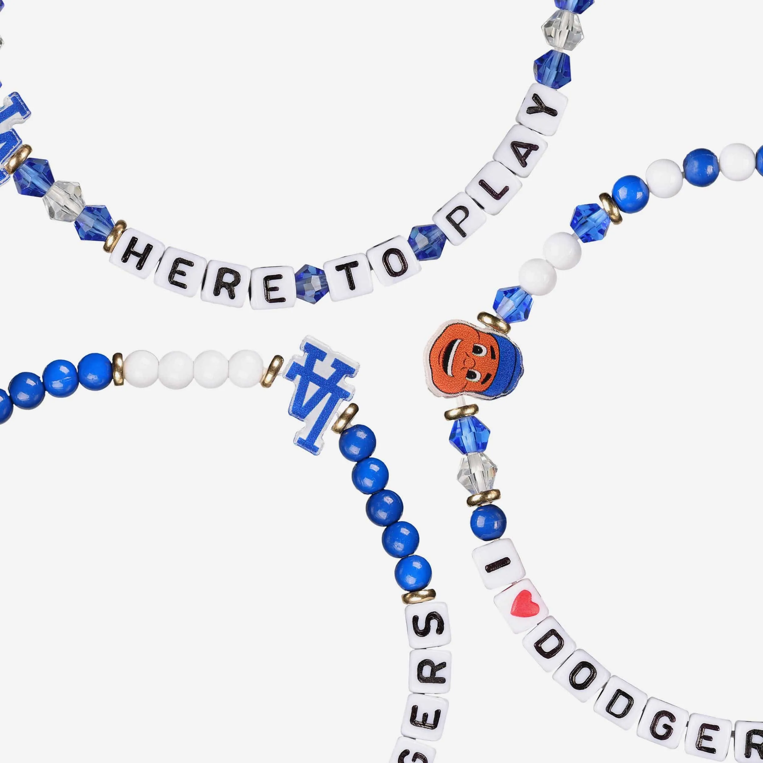 Los Angeles Dodgers 3 Pack Friendship Bracelet