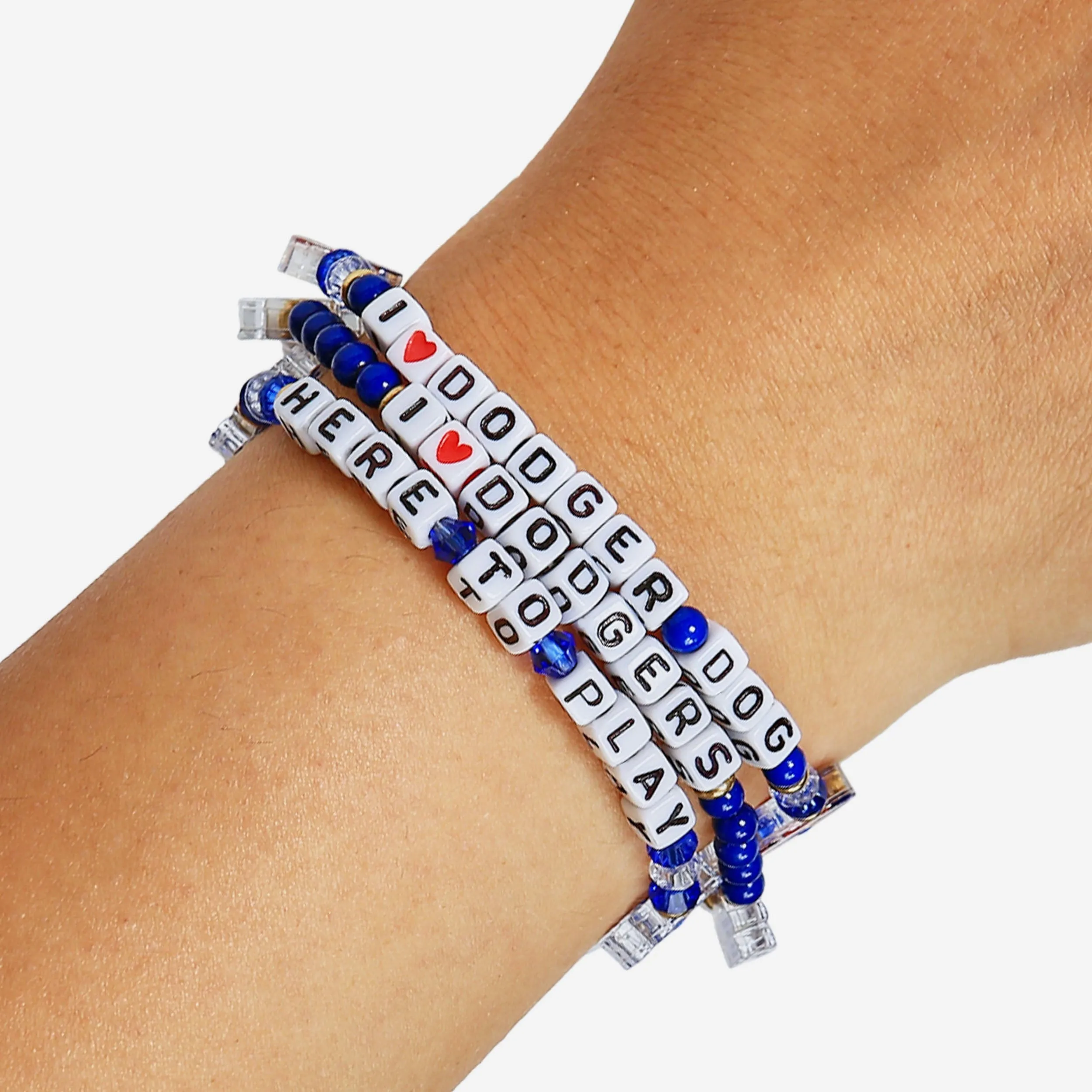 Los Angeles Dodgers 3 Pack Friendship Bracelet
