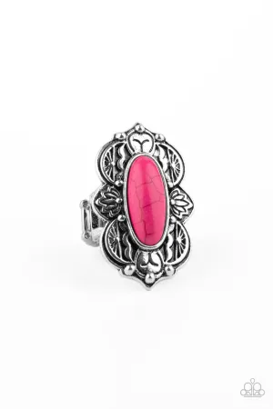 Lotus Oasis Pink Paparazzi Ring