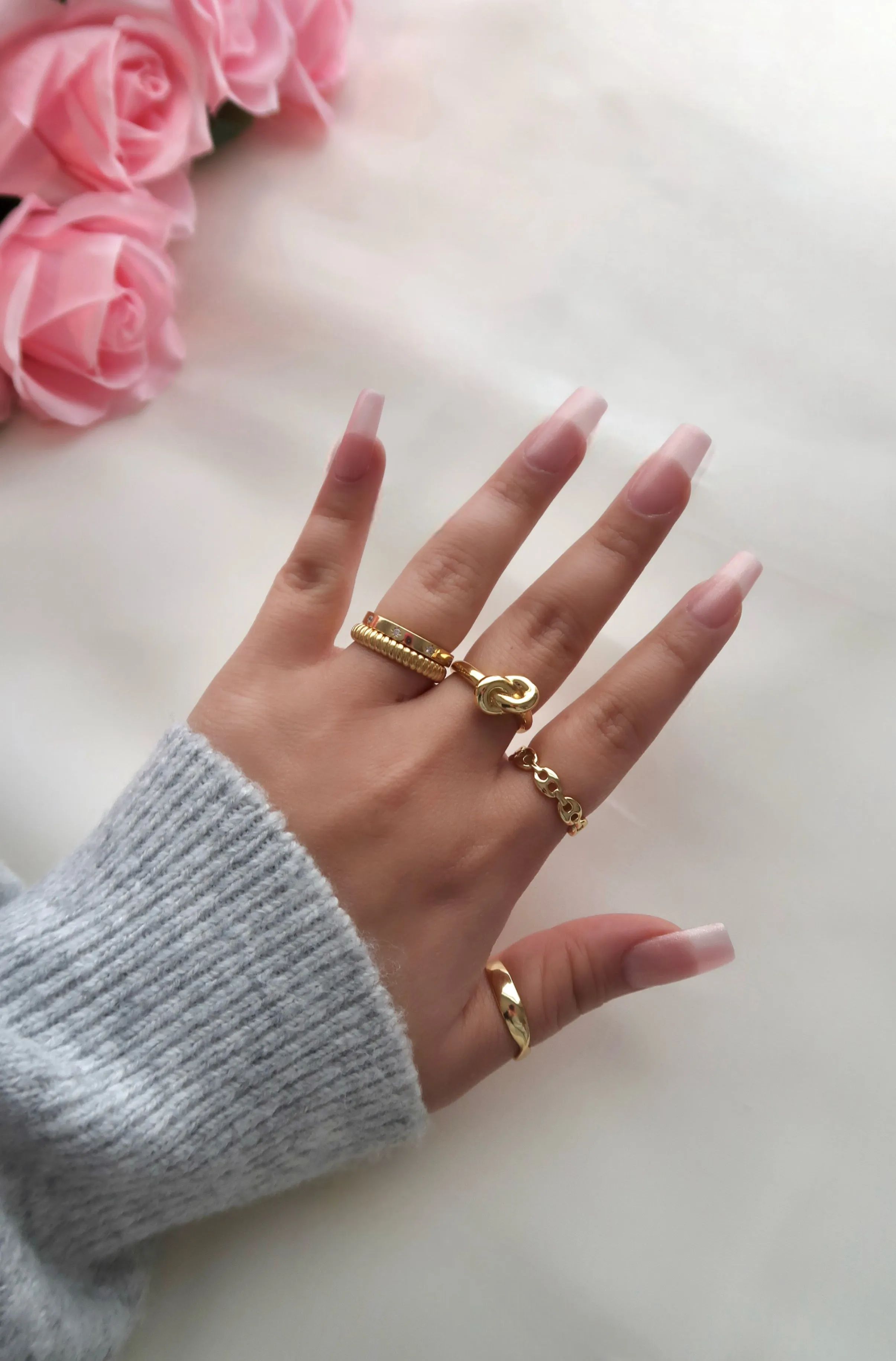 Love Knot Gold Ring