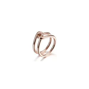 Love Knot Ring in Rose Gold