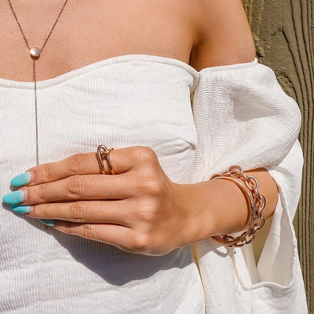 Love Knot Ring in Rose Gold