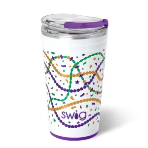 Mardi Gras Swig Party Cup 24oz
