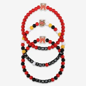 Maryland Terrapins 3 Pack Beaded Friendship Bracelet