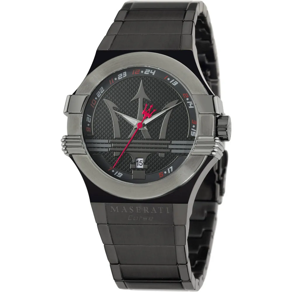 Maserati Potenza Black Dial Men's Watch R8853108003