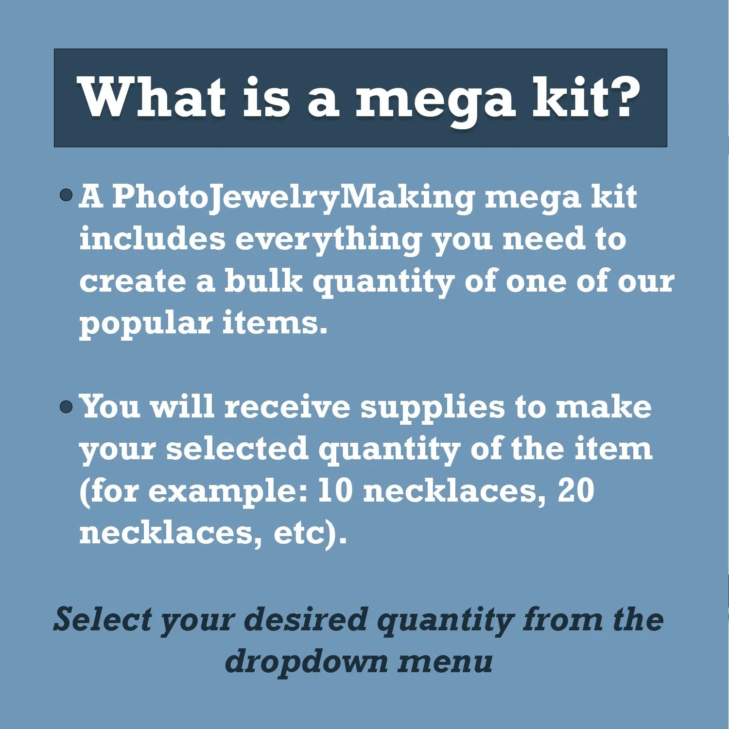 Mega Kit Photo Necklaces with 25mm 1" Bronze Gold Beaded Edge Square Photo Pendants