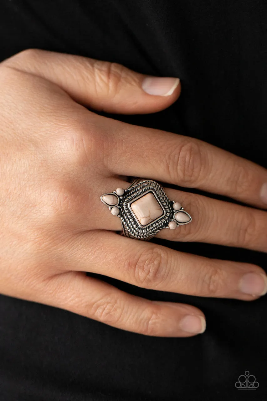 Mesa Mystic Brown Paparazzi Ring