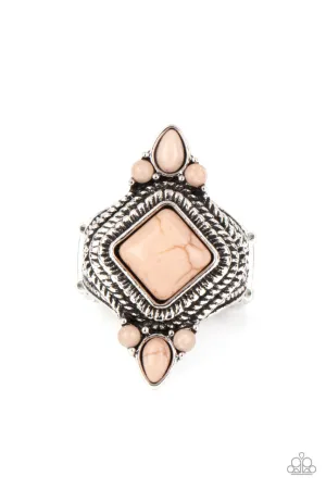 Mesa Mystic Brown Paparazzi Ring