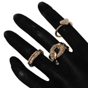 Metal Knot Multi Rings