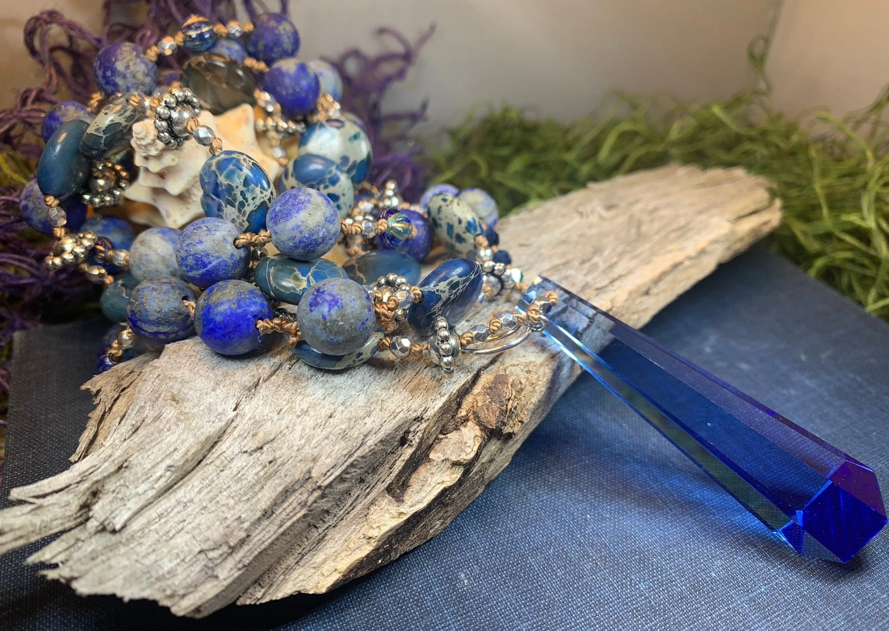 Midnight Moonsong Long Necklace