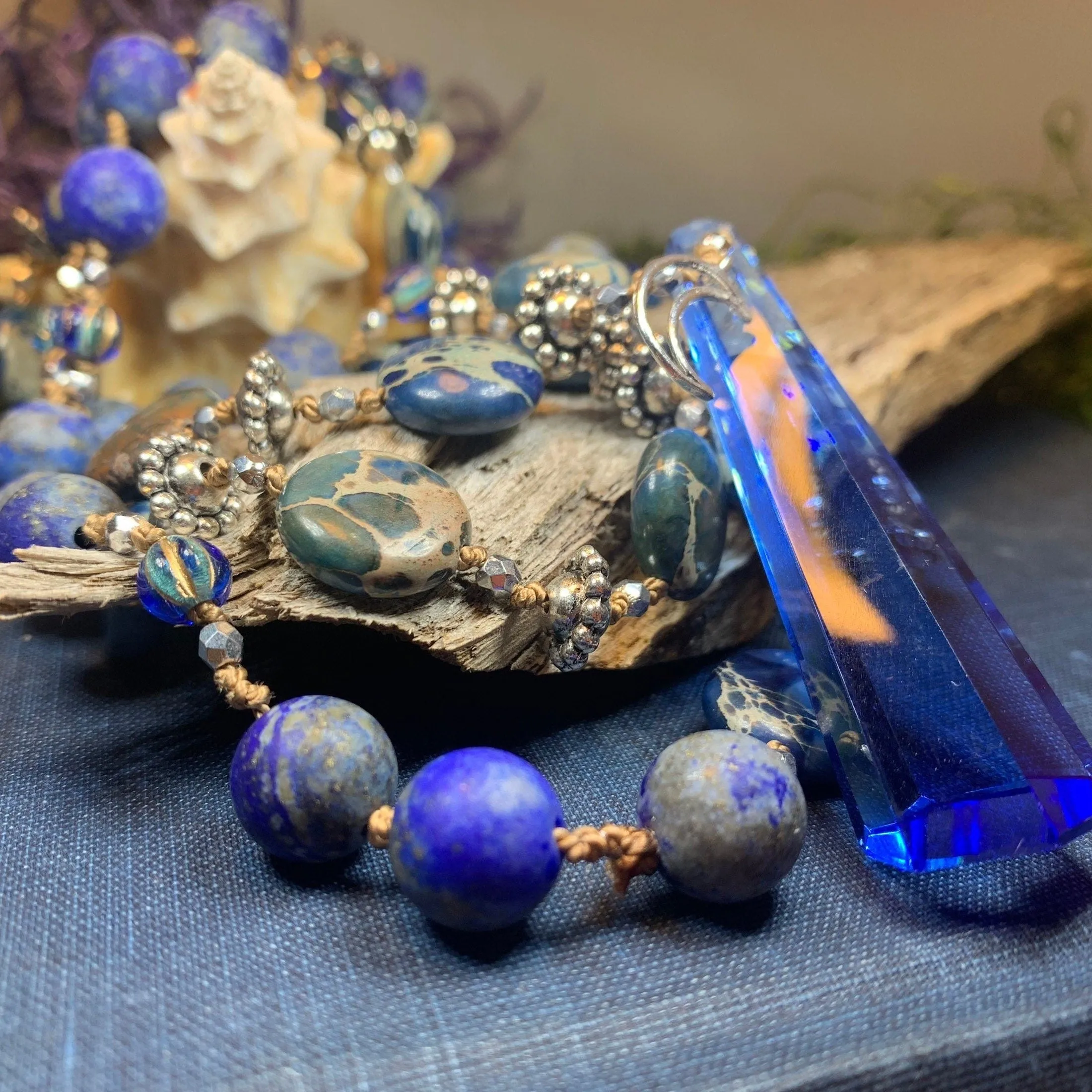 Midnight Moonsong Long Necklace