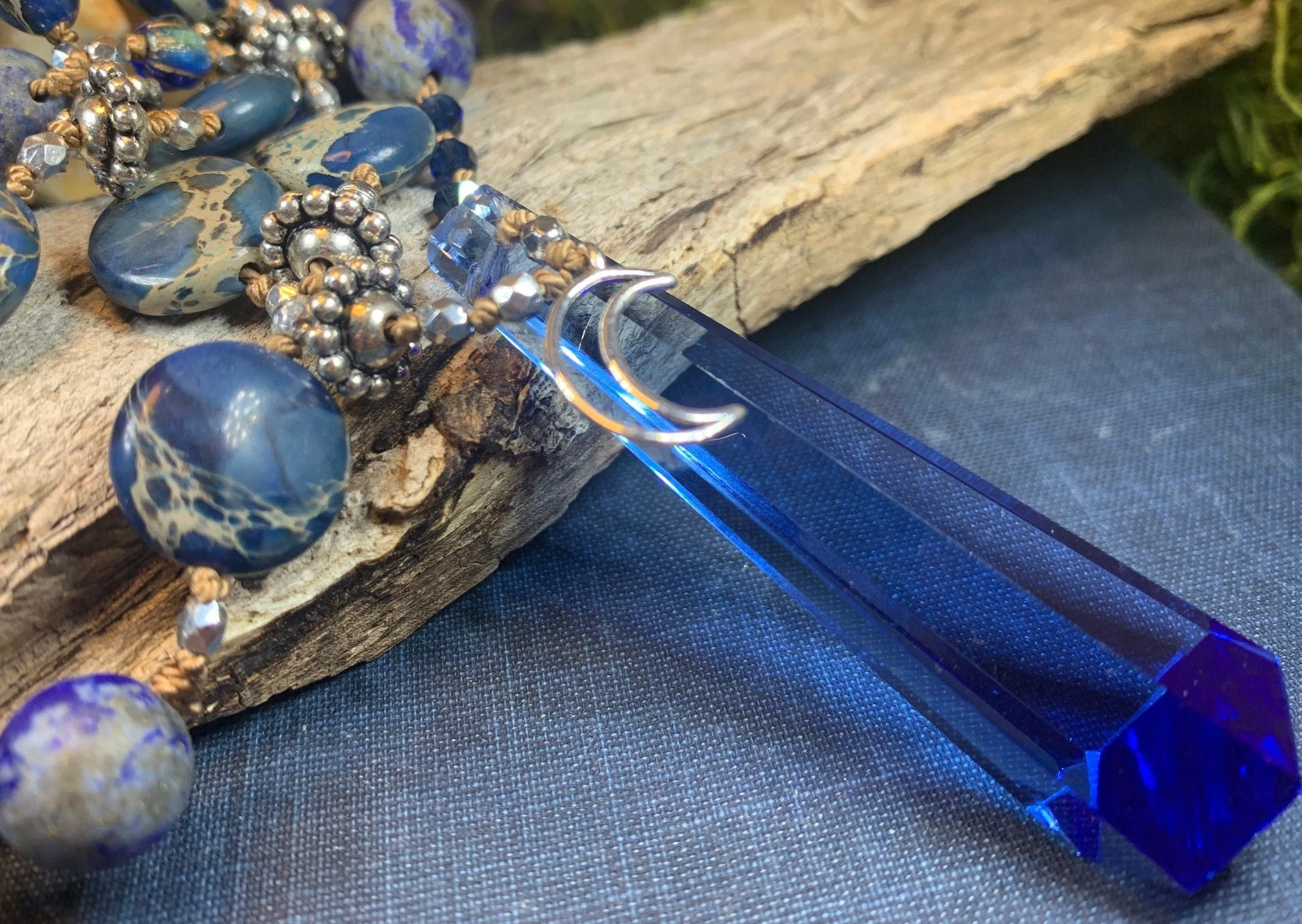 Midnight Moonsong Long Necklace