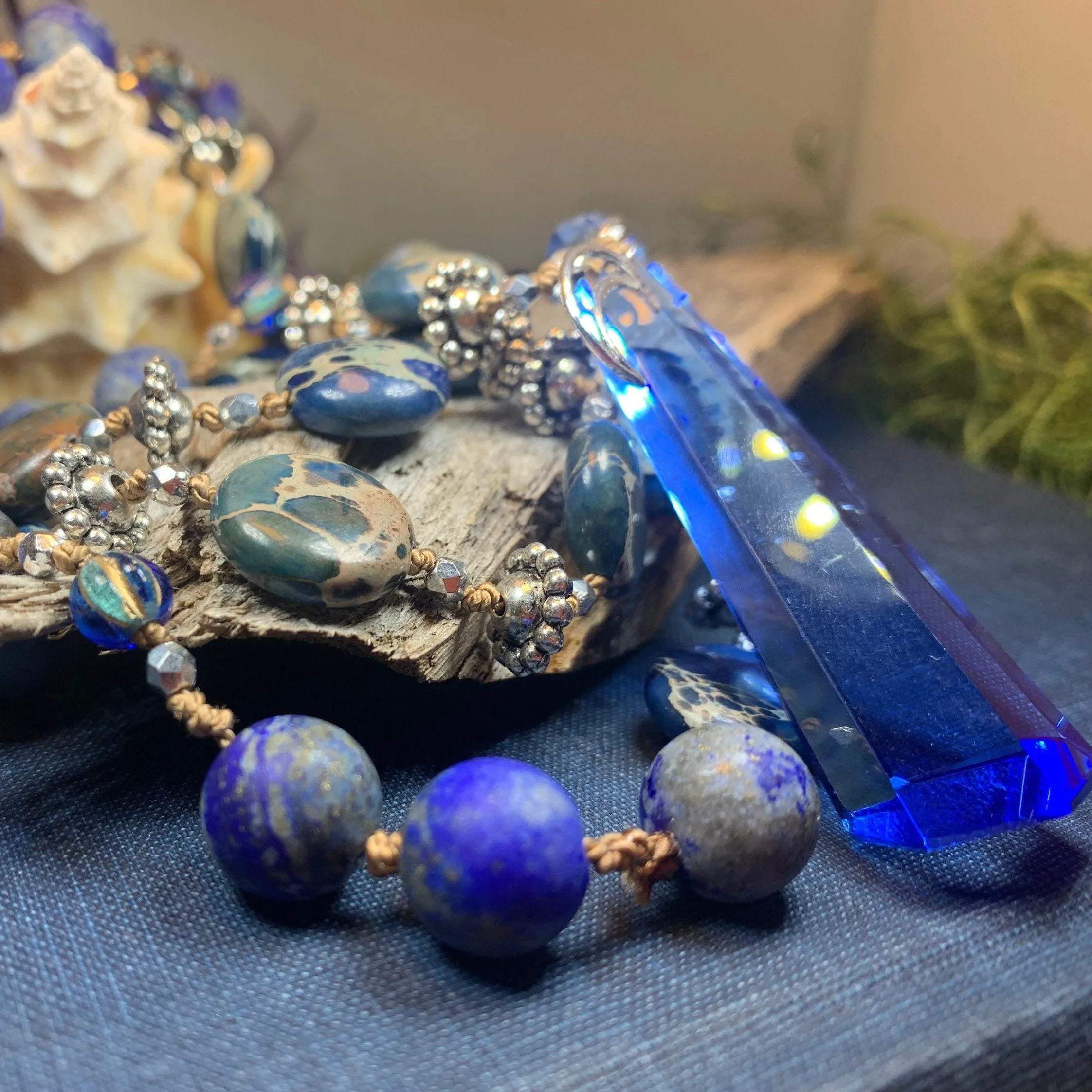 Midnight Moonsong Long Necklace