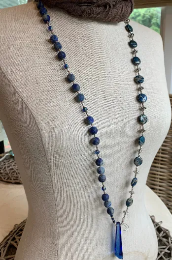 Midnight Moonsong Long Necklace