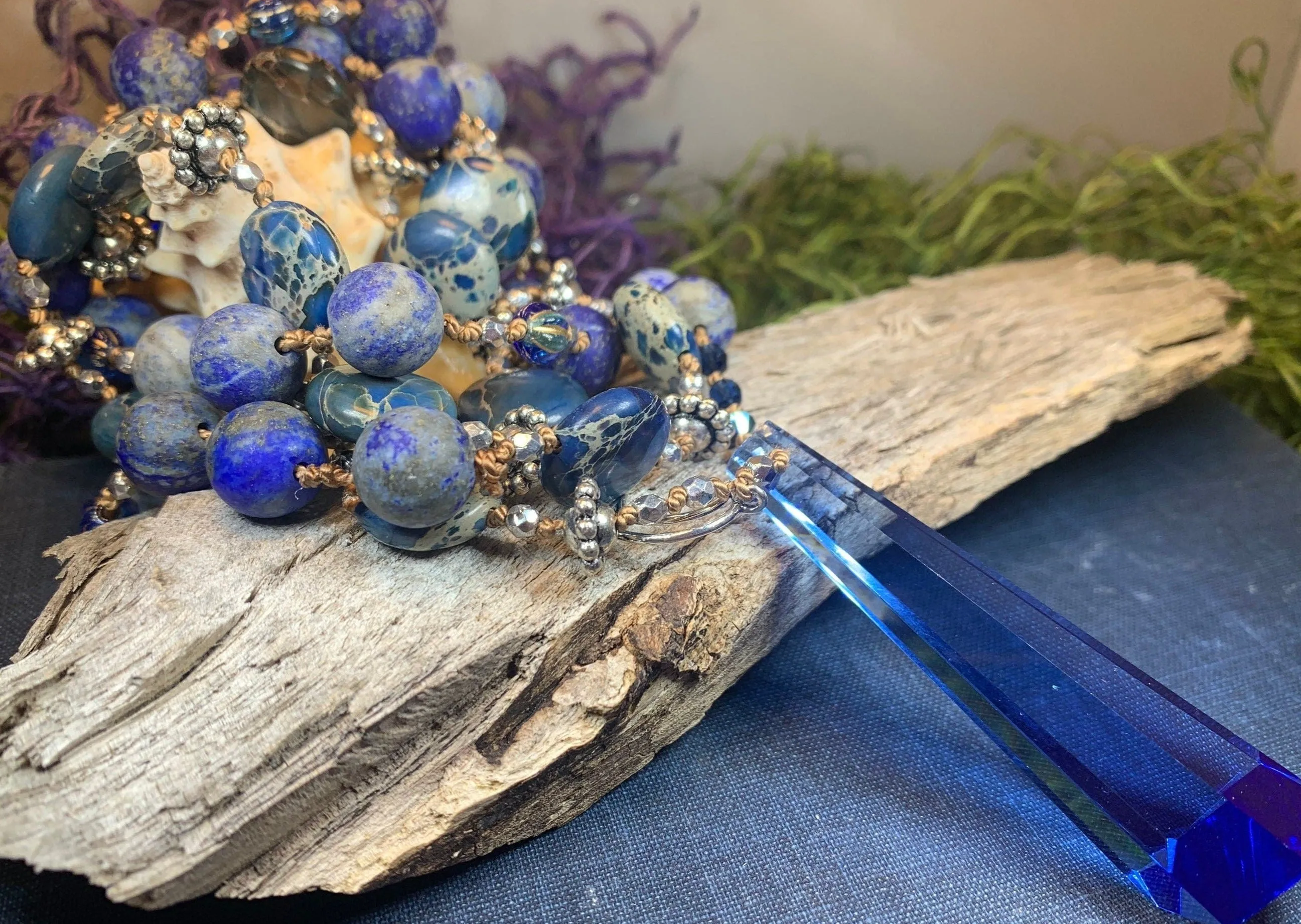 Midnight Moonsong Long Necklace