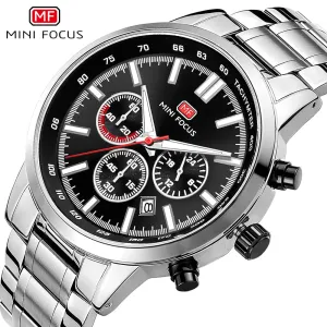 MINI FOCUS Brand Watch Men Luxury Creative Steel Mens Quartz Wristwatch Casual Chronograph Date Sport Watches Relogio Masculino
