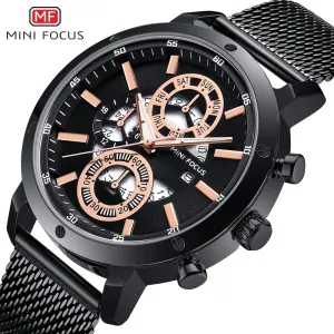 MINI FOCUS Mens Watches Waterproof Quartz Business Watch Men&#39;s Top Brand Luxury Fashion Casual Watches Male Relogio Masculino