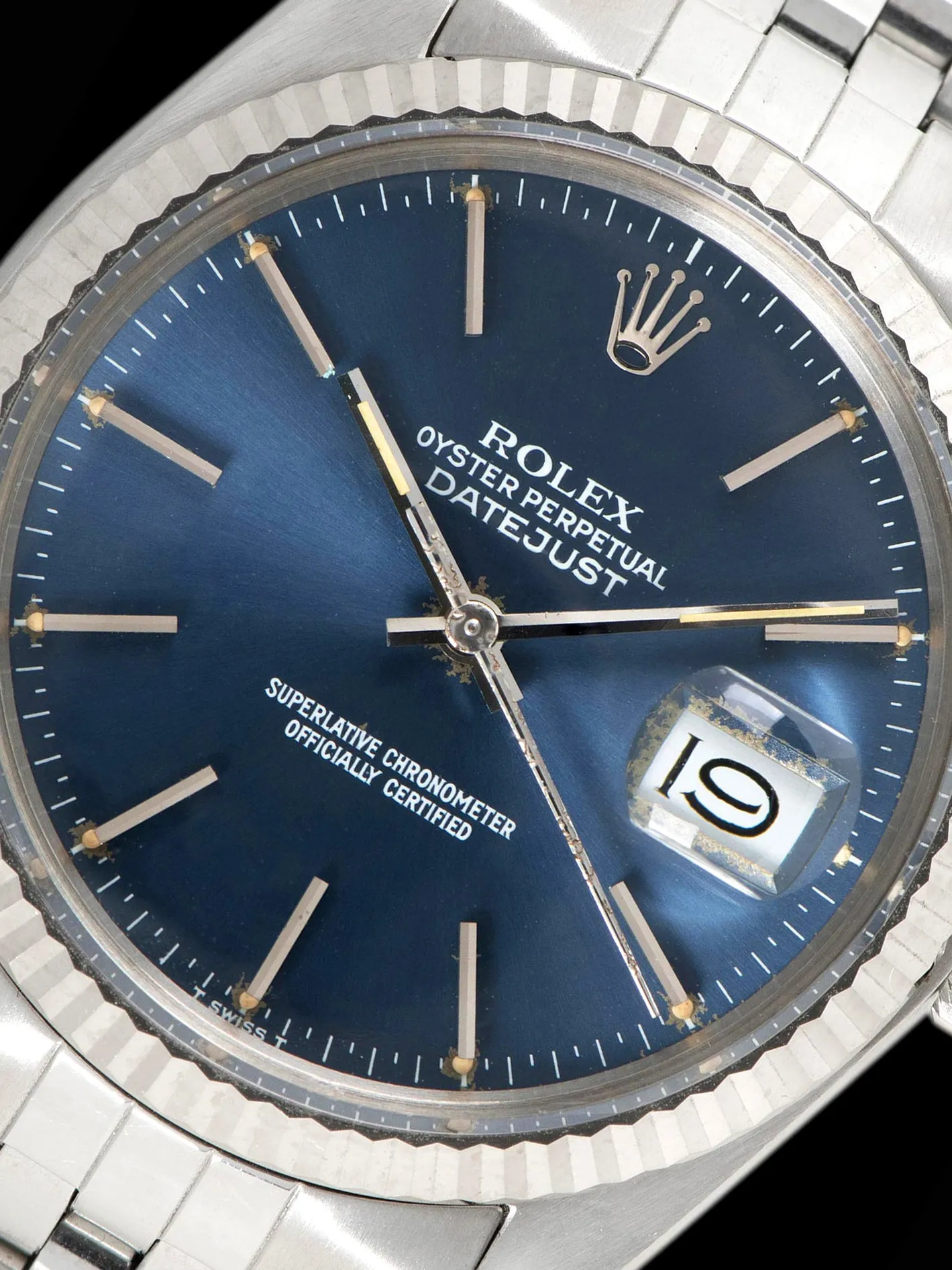 *Mint* 1985 Rolex Datejust (Ref. 16014) Blue Dial