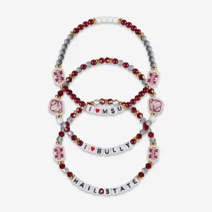 Mississippi State Bulldogs 3 Pack Friendship Bracelet