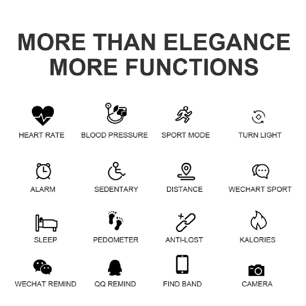 MNWT H8 Fashion Smart Wristwatches Women Digital Watches Ladies 2022 Waterproof Heart Rate Monitoring Bluetooth For Android IOS