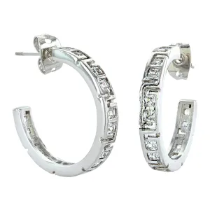 Montana Dainty Aztec and Rhinestone Ear Rings