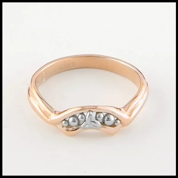 Montana Sapphire and Triquetra Ring Set