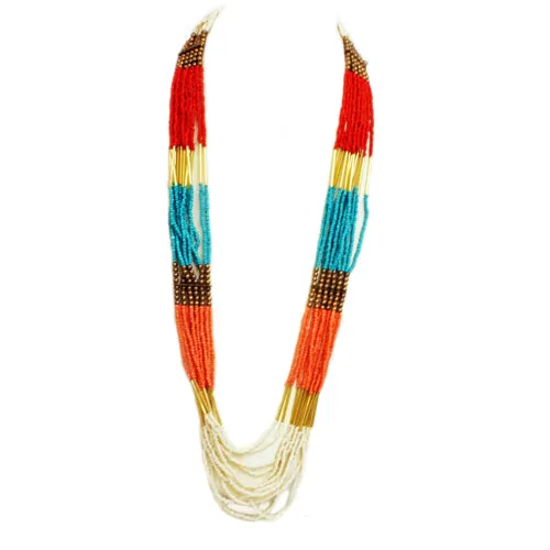 MULTI COLOR NECKLACE  #FW1404488 (LH20 TOP/I LINE)