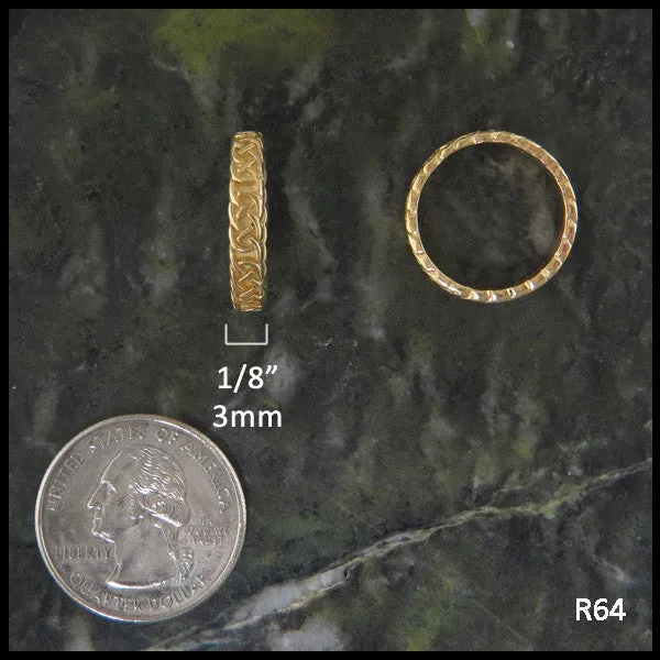Narrow Josephine's Knot Ring in Gold